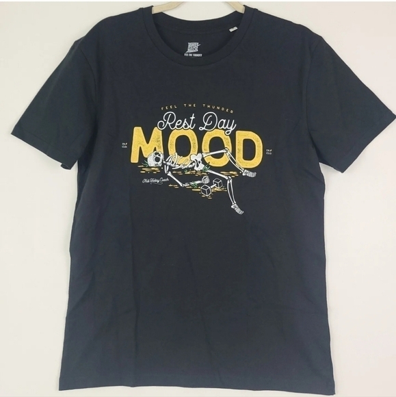 NEW THUNDER NOISE Black Rest Day T-Shirt Mens Size US M, EU L NWOT MSRP $34 - Picture 1 of 5